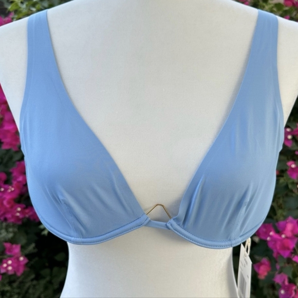 L*Space Fused Alana Top Aura Blue - Picture 2 of 2